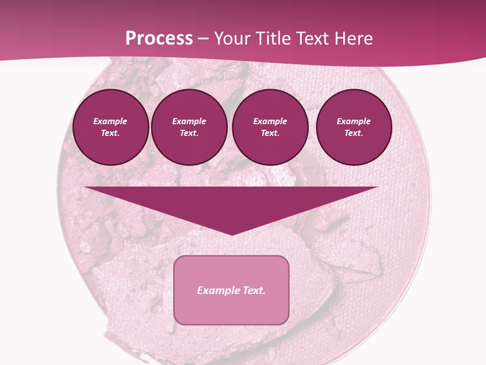 A Pink Powder With A White Background PowerPoint Template