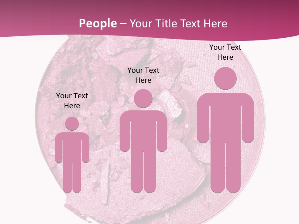 A Pink Powder With A White Background PowerPoint Template