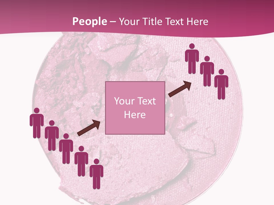 A Pink Powder With A White Background PowerPoint Template