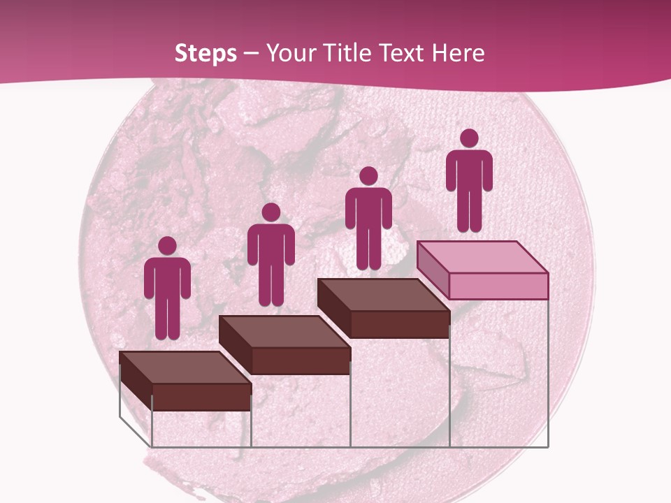 A Pink Powder With A White Background PowerPoint Template