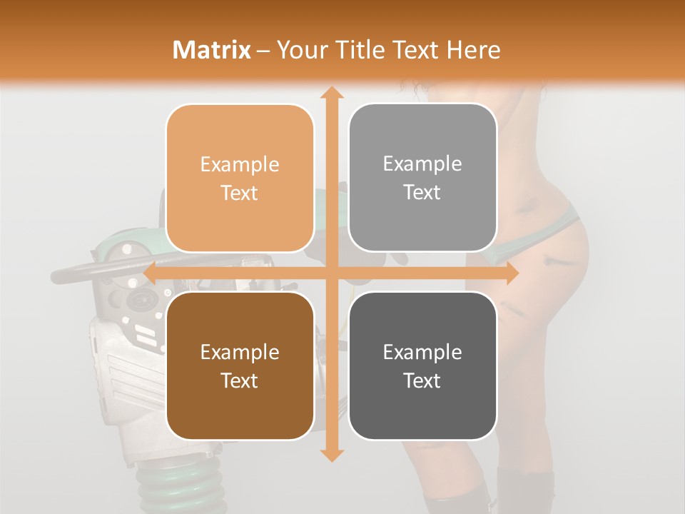 Glamour Boot Lingerie PowerPoint Template