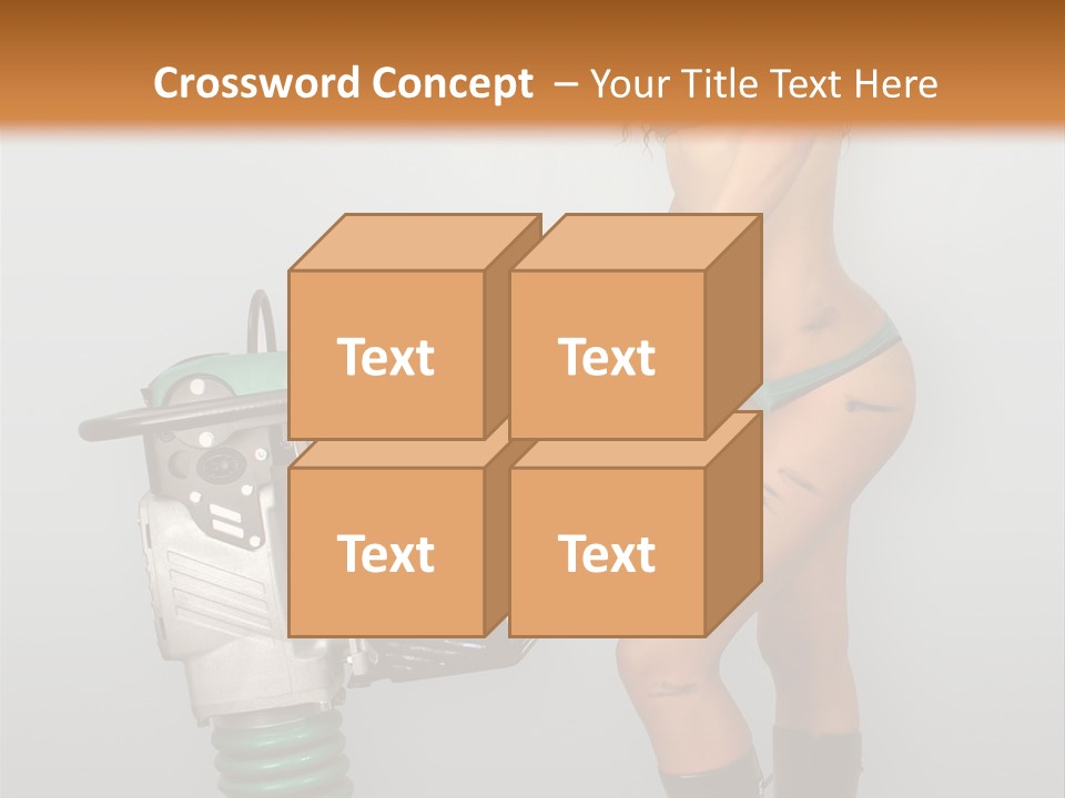 Glamour Boot Lingerie PowerPoint Template