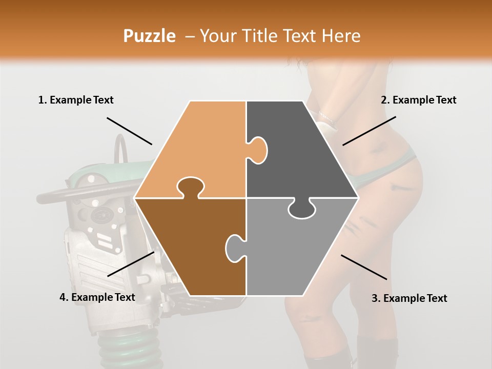 Glamour Boot Lingerie PowerPoint Template