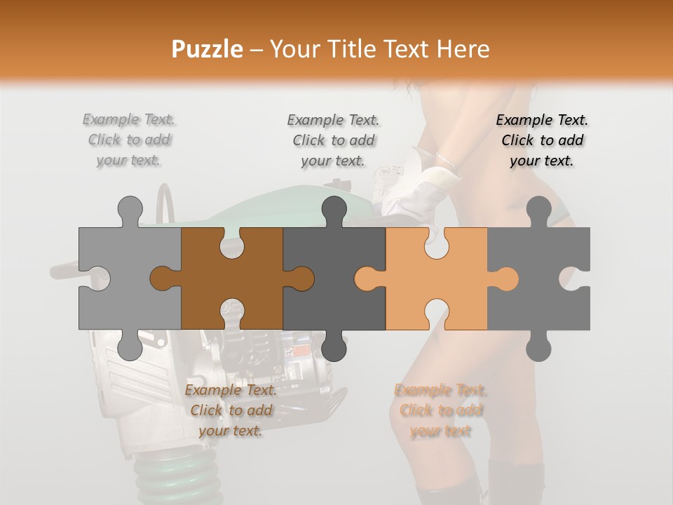 Glamour Boot Lingerie PowerPoint Template