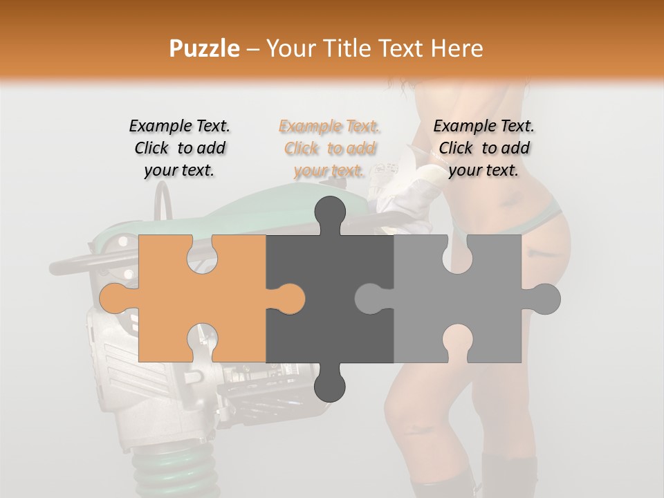 Glamour Boot Lingerie PowerPoint Template