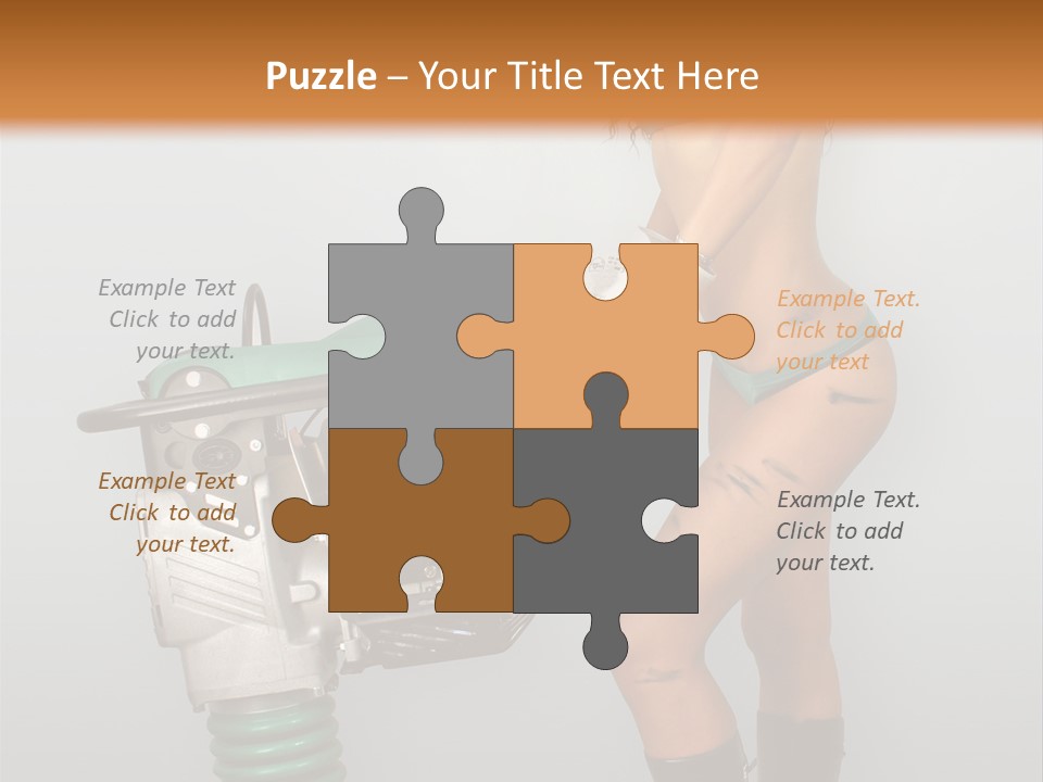 Glamour Boot Lingerie PowerPoint Template