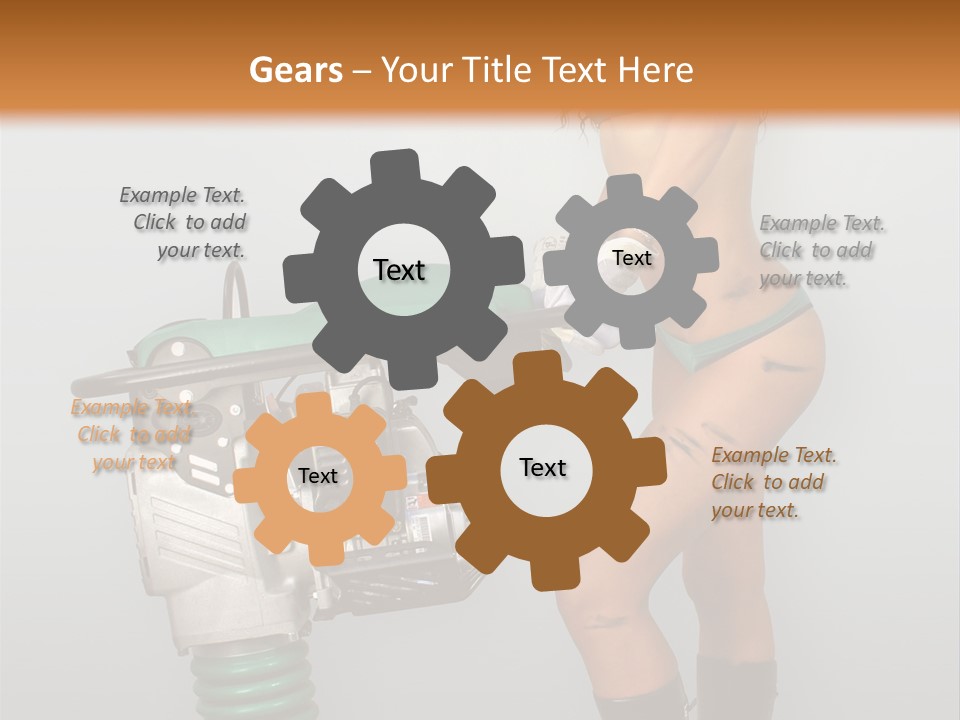 Glamour Boot Lingerie PowerPoint Template