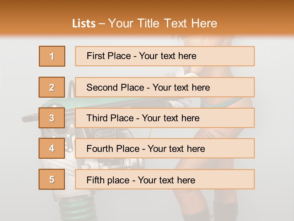 Glamour Boot Lingerie PowerPoint Template