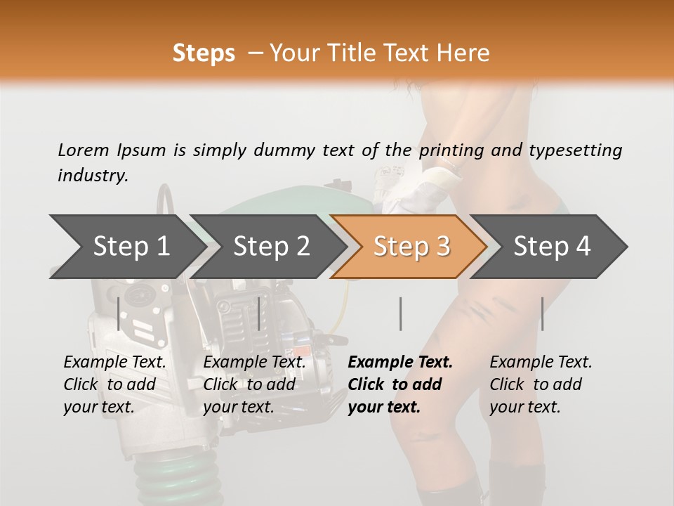 Glamour Boot Lingerie PowerPoint Template