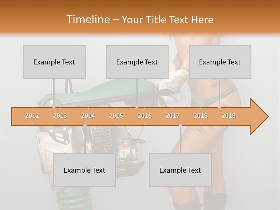 Glamour Boot Lingerie PowerPoint Template