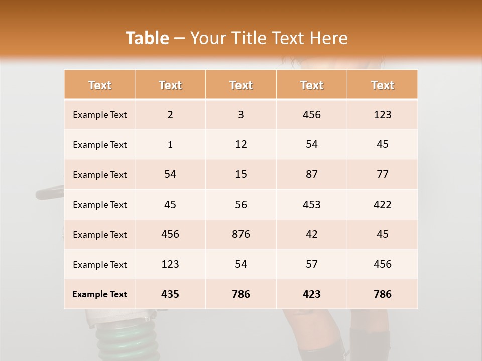 Glamour Boot Lingerie PowerPoint Template