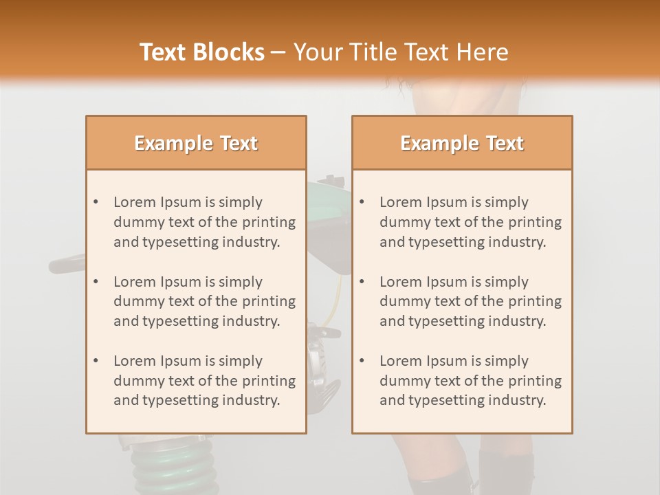 Glamour Boot Lingerie PowerPoint Template