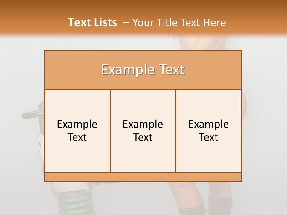 Glamour Boot Lingerie PowerPoint Template