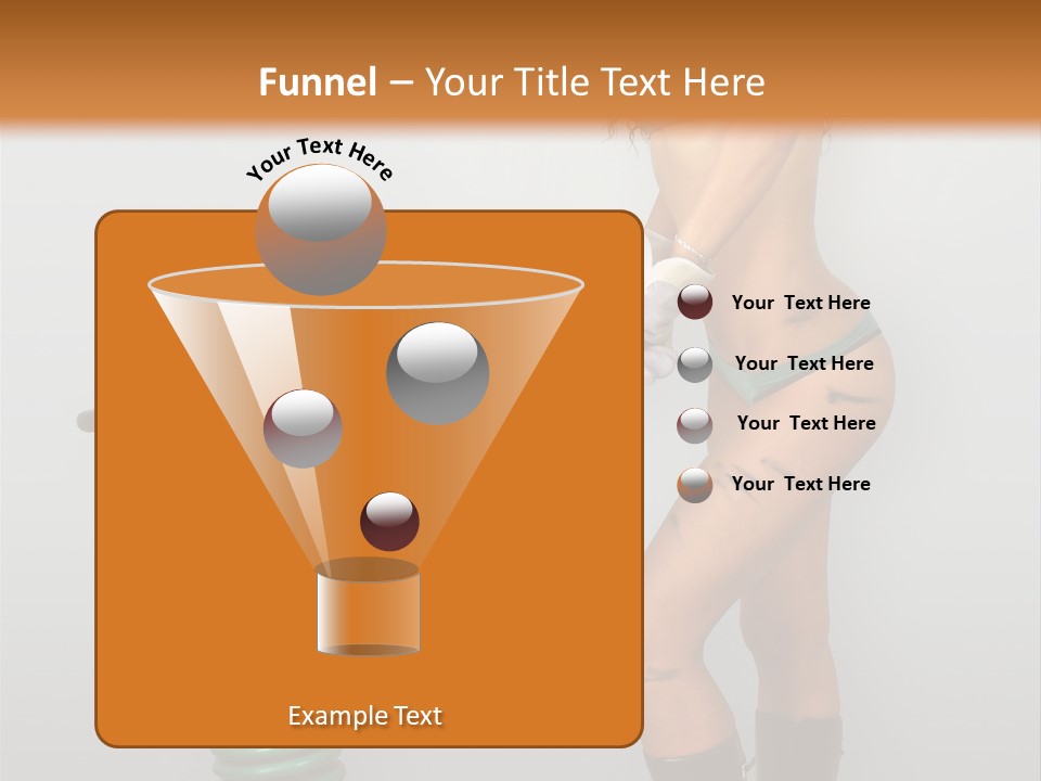 Glamour Boot Lingerie PowerPoint Template