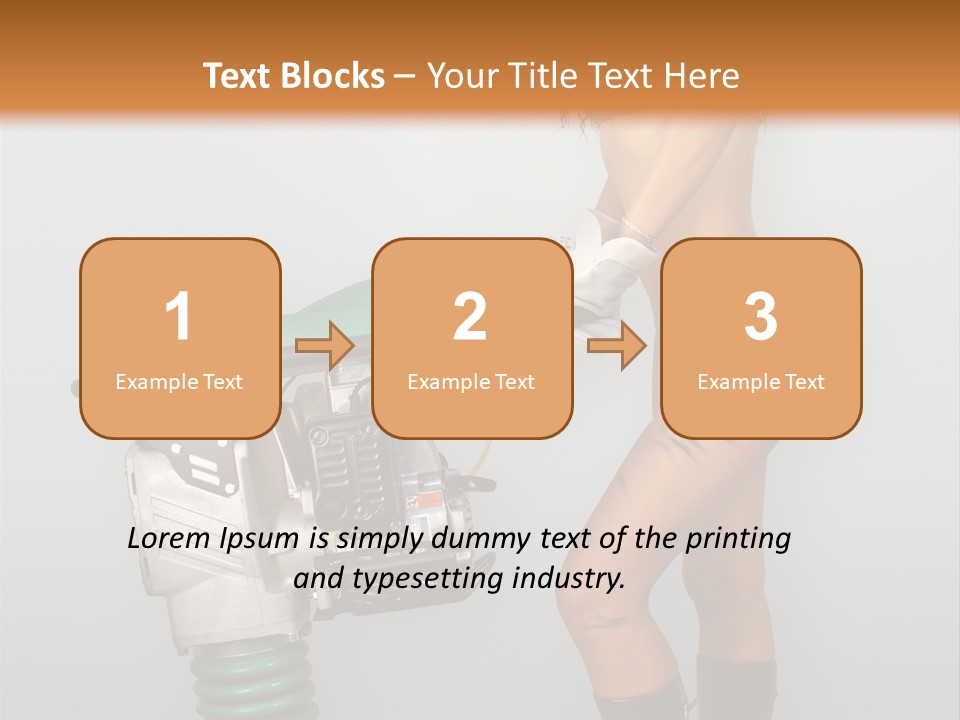 Glamour Boot Lingerie PowerPoint Template