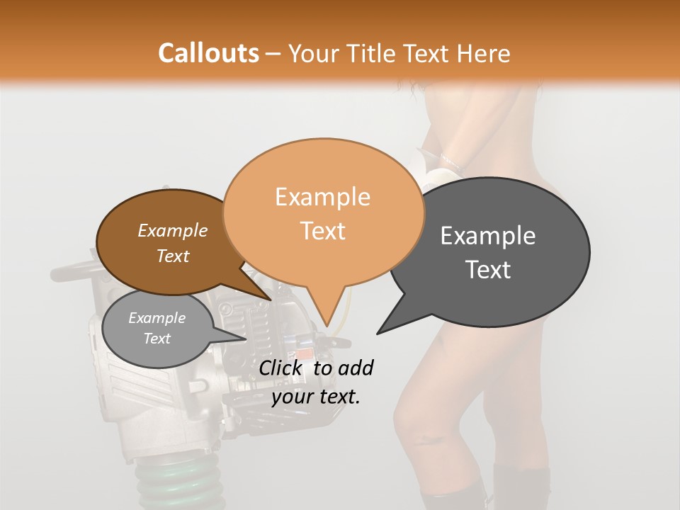 Glamour Boot Lingerie PowerPoint Template