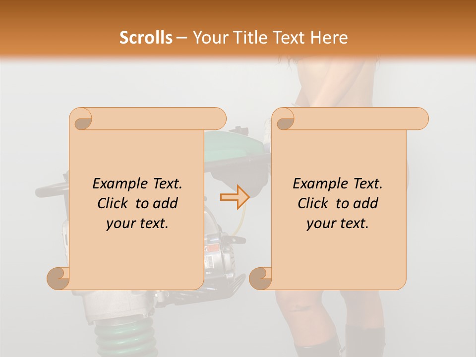Glamour Boot Lingerie PowerPoint Template