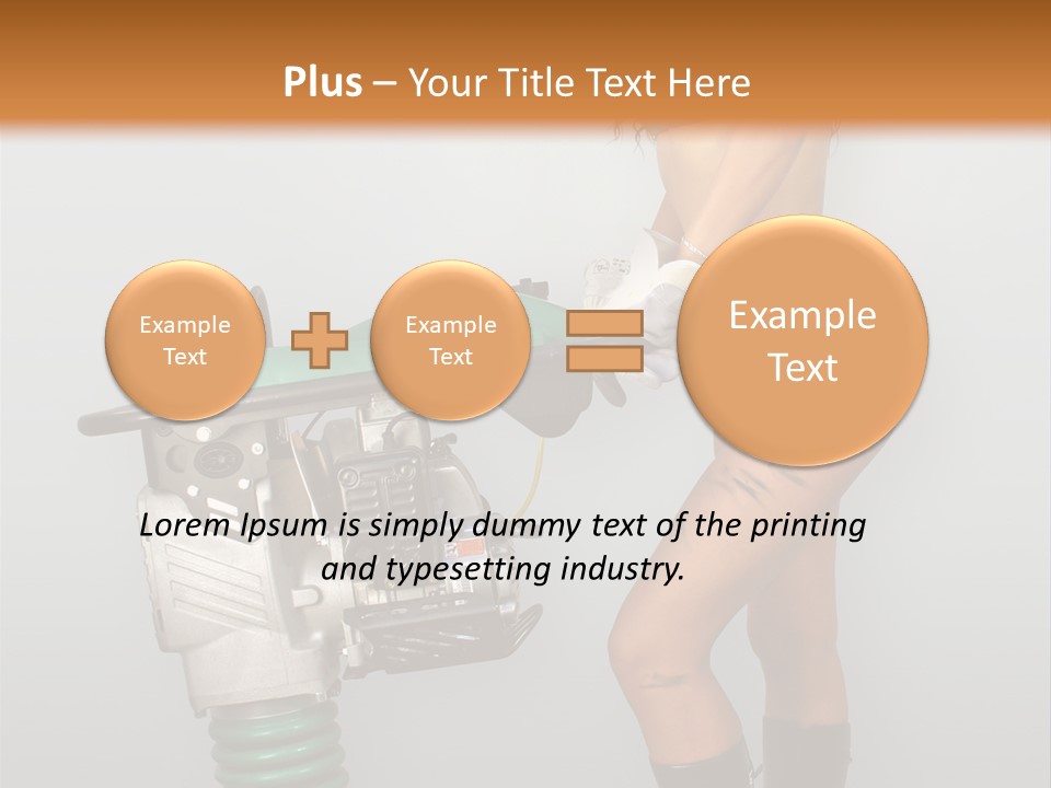 Glamour Boot Lingerie PowerPoint Template