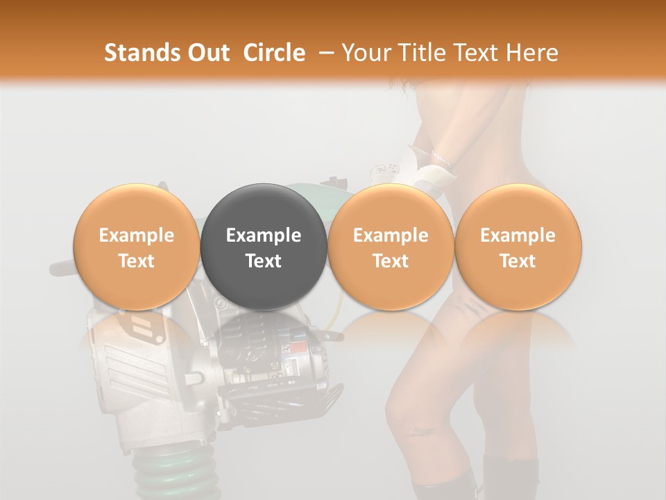 Glamour Boot Lingerie PowerPoint Template