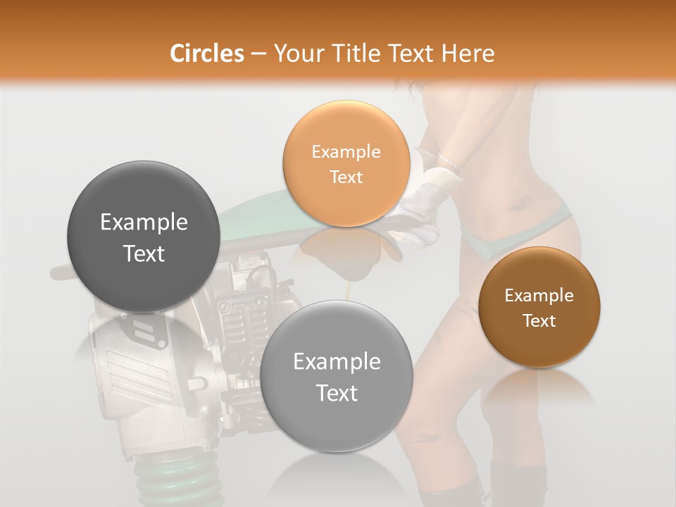 Glamour Boot Lingerie PowerPoint Template