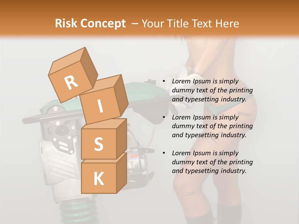 Glamour Boot Lingerie PowerPoint Template