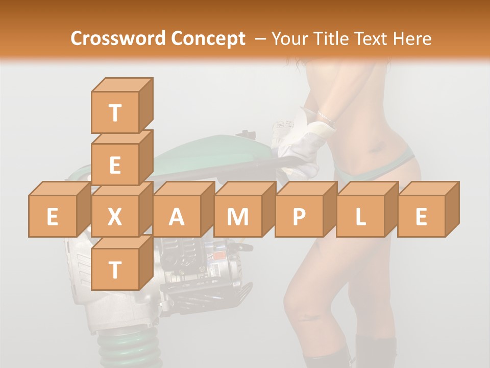 Glamour Boot Lingerie PowerPoint Template