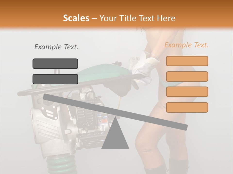 Glamour Boot Lingerie PowerPoint Template