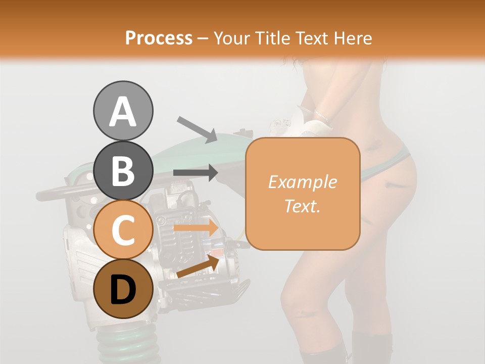 Glamour Boot Lingerie PowerPoint Template