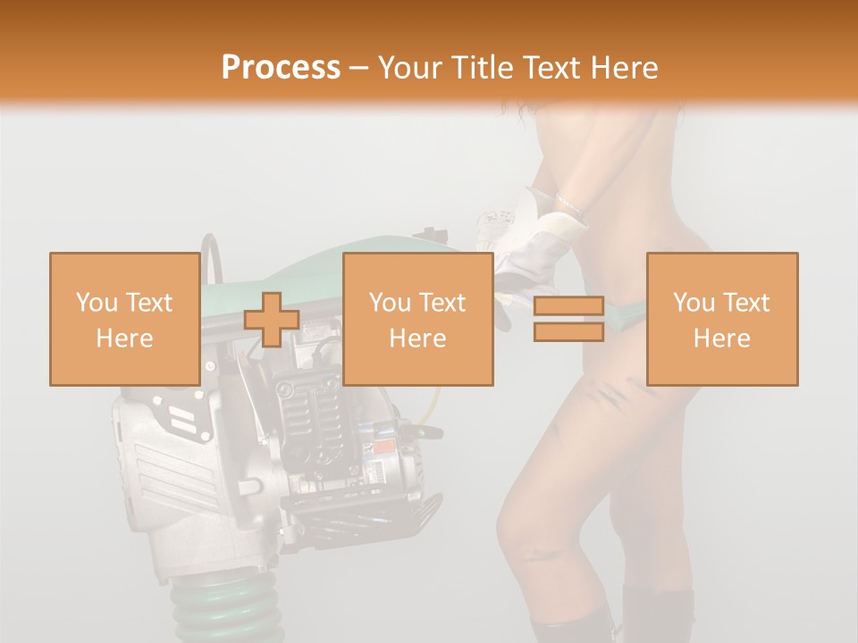 Glamour Boot Lingerie PowerPoint Template
