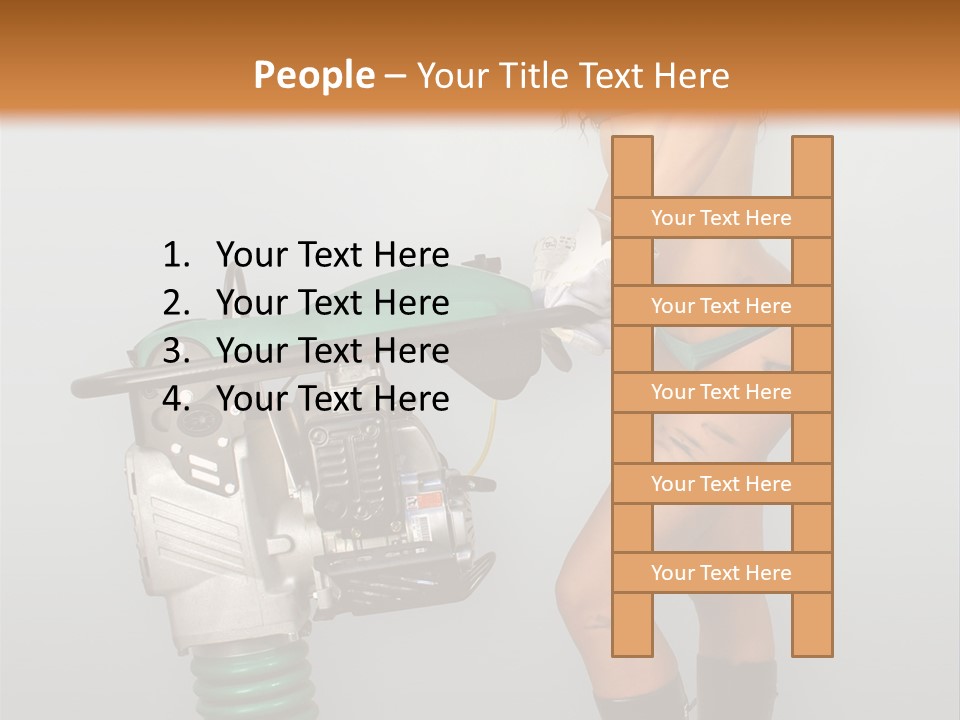 Glamour Boot Lingerie PowerPoint Template