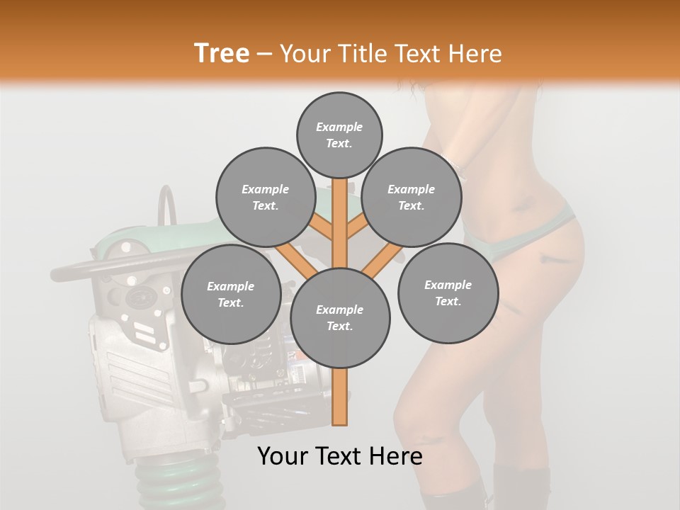 Glamour Boot Lingerie PowerPoint Template