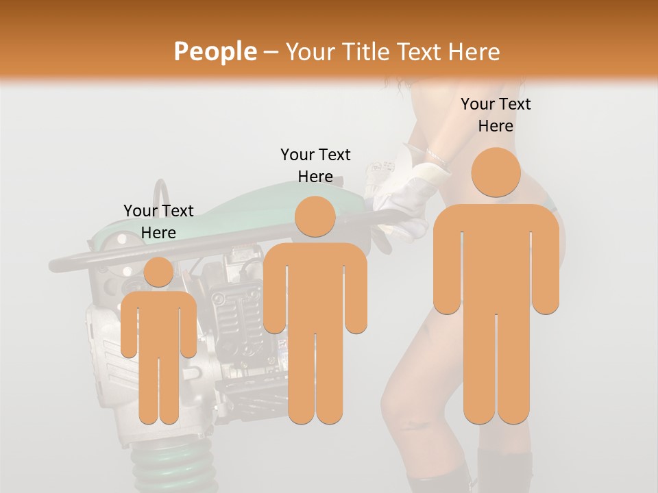 Glamour Boot Lingerie PowerPoint Template