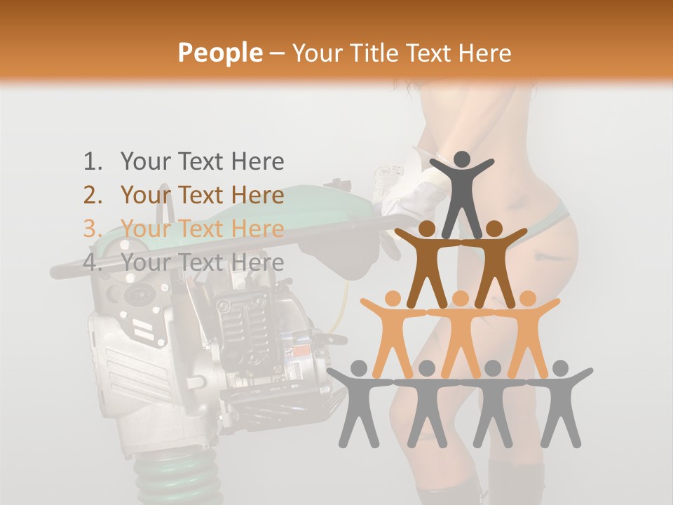 Glamour Boot Lingerie PowerPoint Template