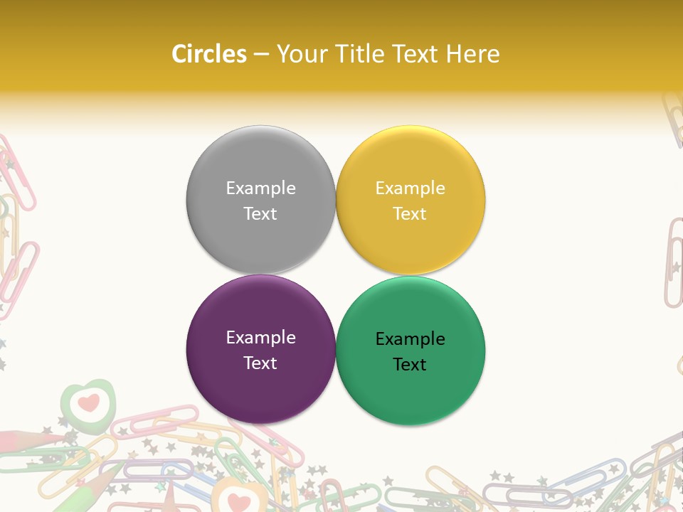 Secretary Colored Instrument PowerPoint Template