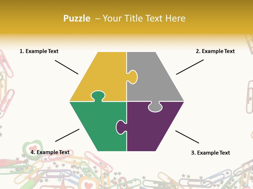 Secretary Colored Instrument PowerPoint Template