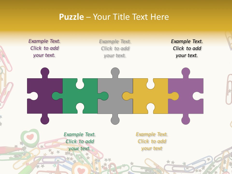 Secretary Colored Instrument PowerPoint Template