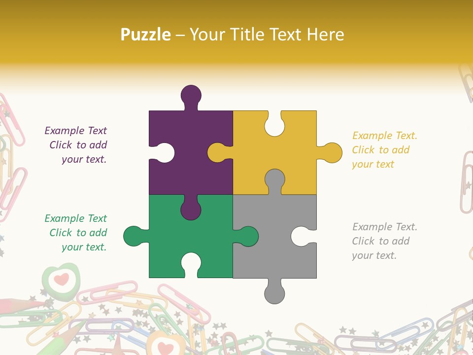 Secretary Colored Instrument PowerPoint Template