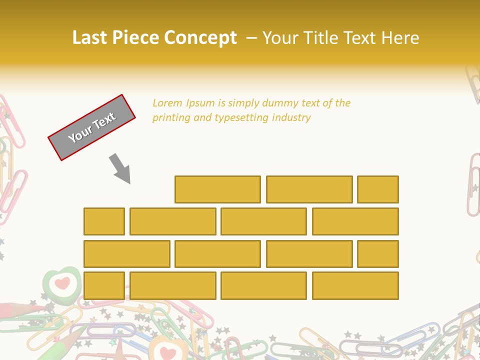 Secretary Colored Instrument PowerPoint Template