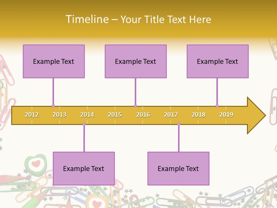 Secretary Colored Instrument PowerPoint Template