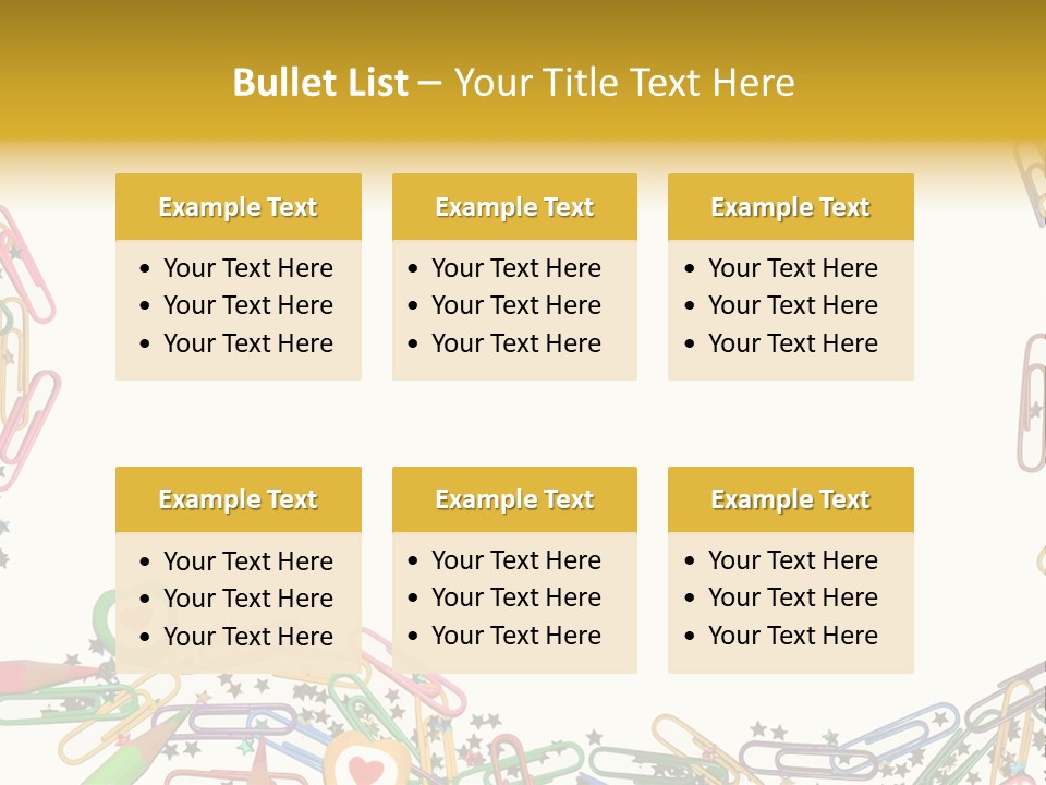 Secretary Colored Instrument PowerPoint Template