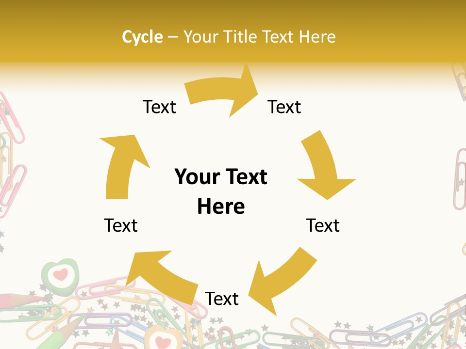 Secretary Colored Instrument PowerPoint Template