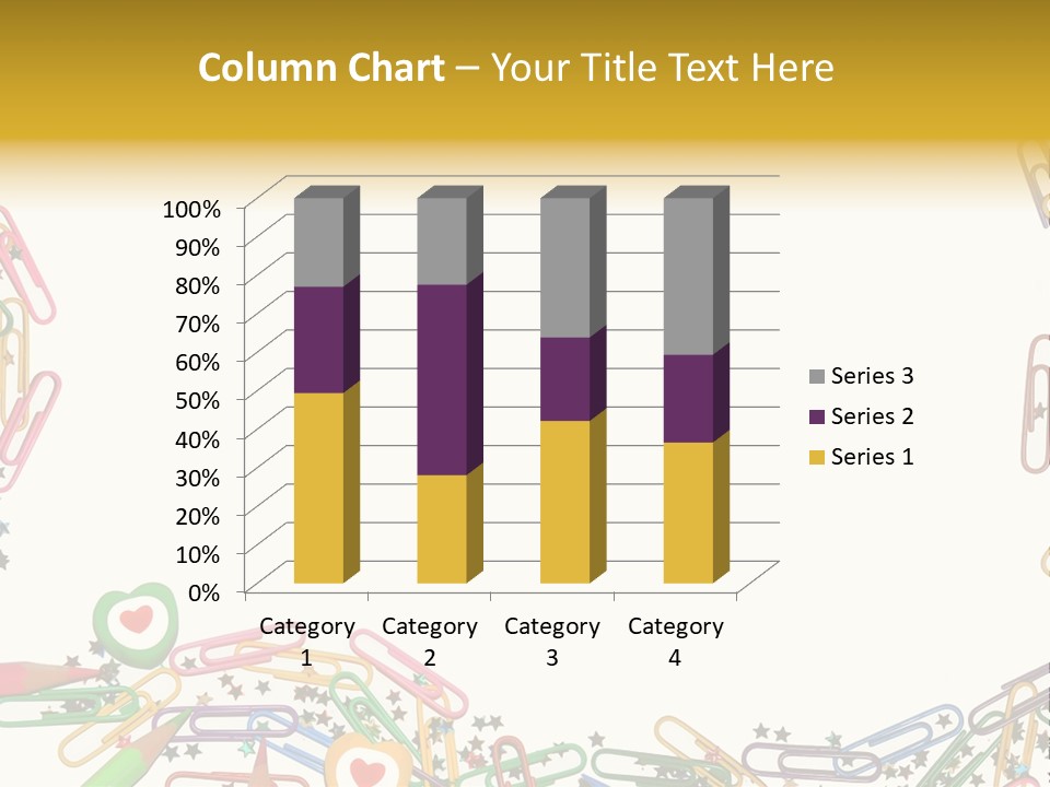 Secretary Colored Instrument PowerPoint Template