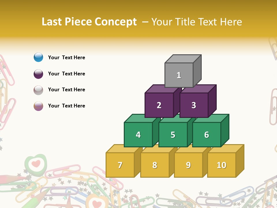 Secretary Colored Instrument PowerPoint Template