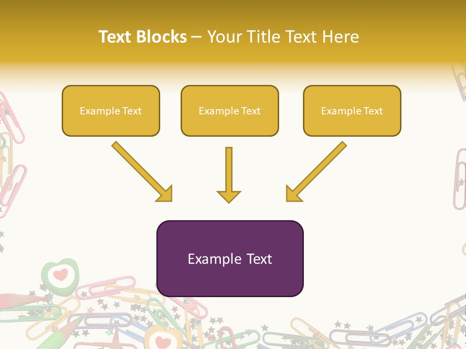 Secretary Colored Instrument PowerPoint Template