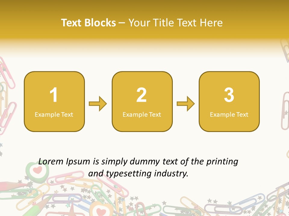 Secretary Colored Instrument PowerPoint Template