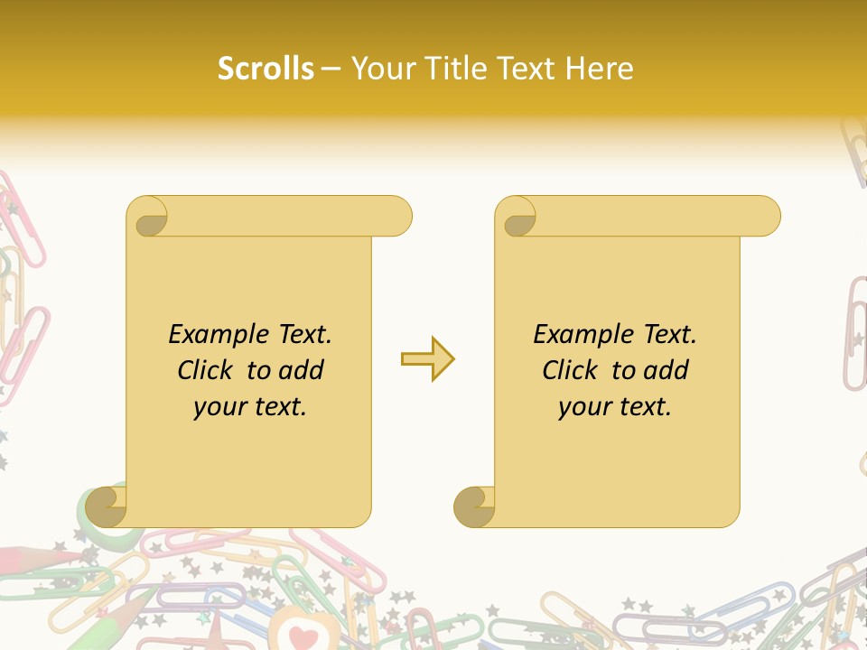 Secretary Colored Instrument PowerPoint Template