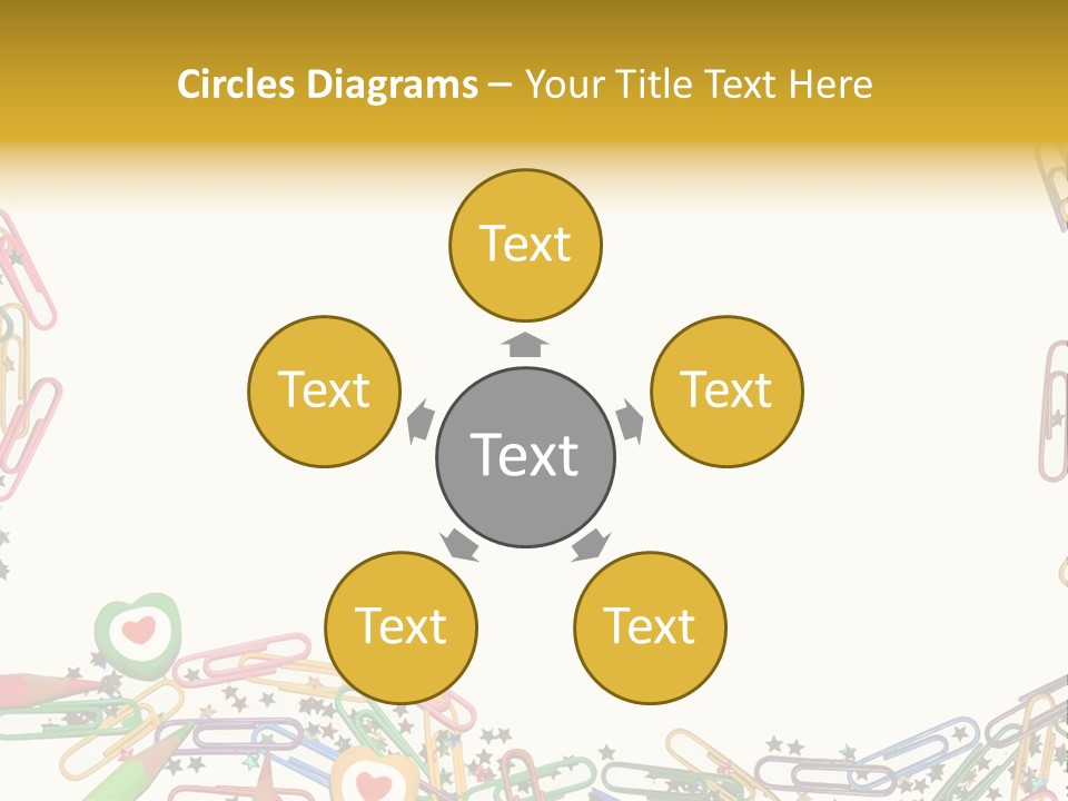 Secretary Colored Instrument PowerPoint Template