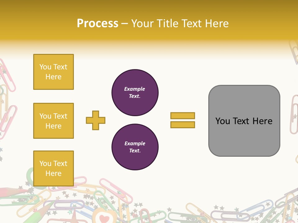 Secretary Colored Instrument PowerPoint Template