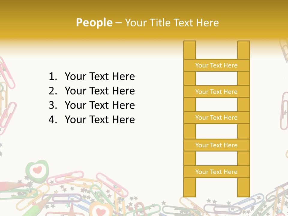 Secretary Colored Instrument PowerPoint Template