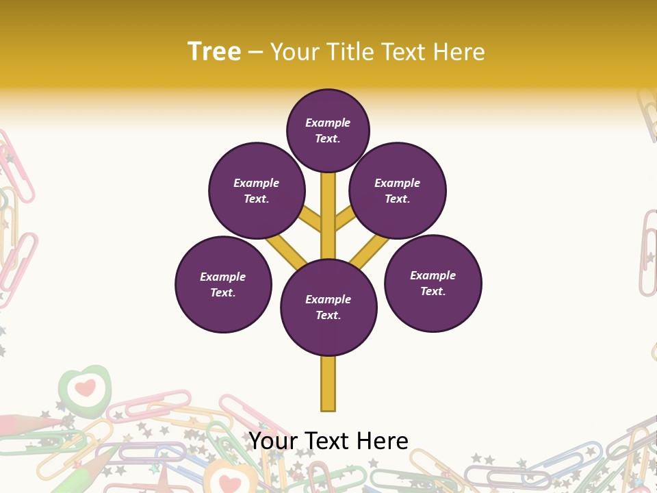 Secretary Colored Instrument PowerPoint Template
